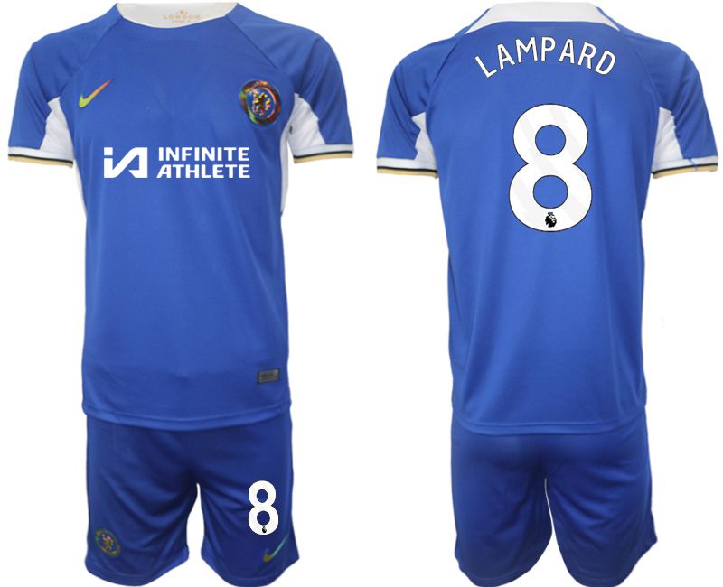 Men 2023-2024 Club Chelsea FC home blue #8 Soccer Jersey->chelsea jersey->Soccer Club Jersey